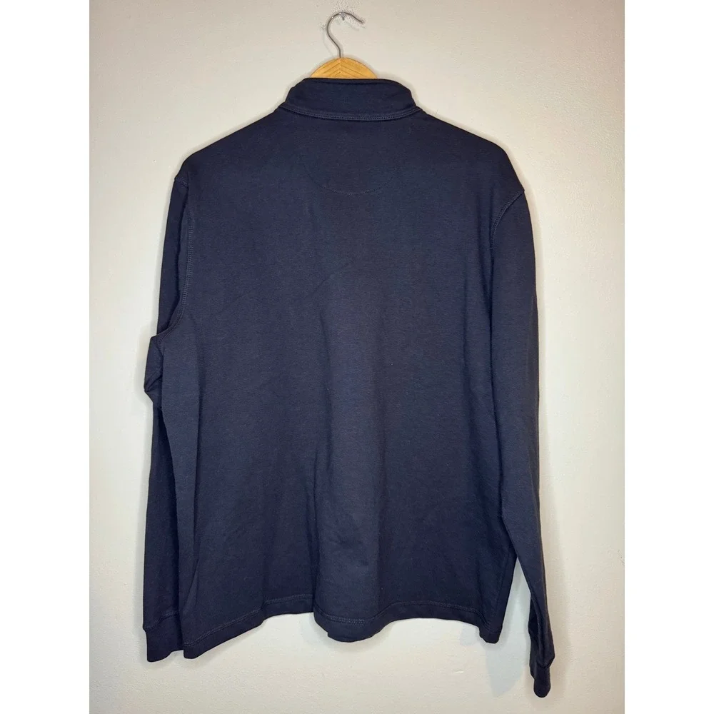 Callaway Mens Black Quarter Zip Pullover Golf Sweater Cotton Blend Size‎ Medium